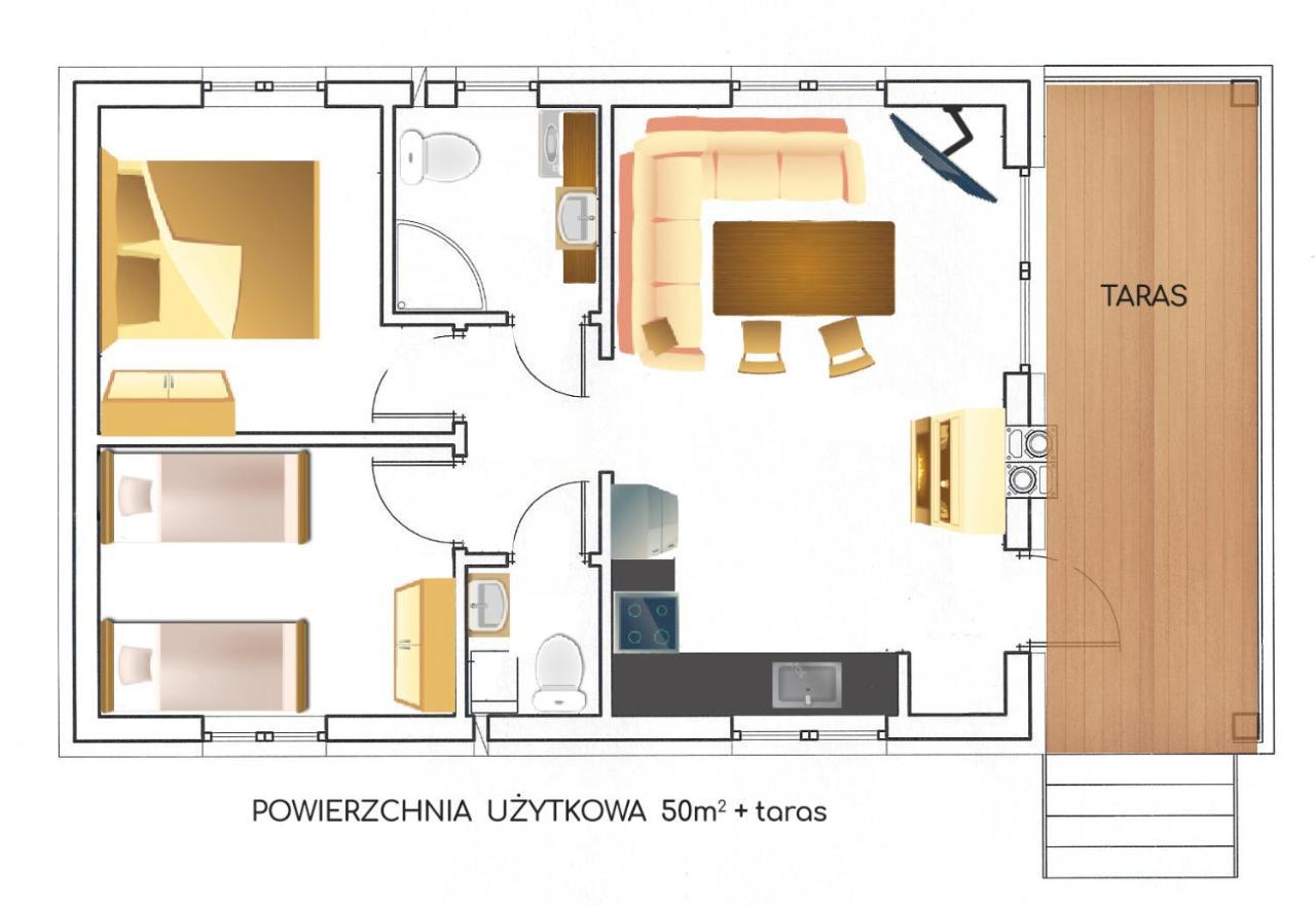 Bieszczady Nad Stawem Lodge *